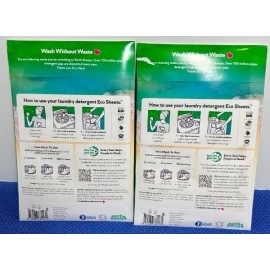 EARTH BREEZE Laundry Detergent Eco Sheets 30 Sheets per package (2 packages)