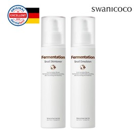 Swanicoco Fermentation Snail Skin Toner + Emulsion 2-piece set, 1 set / 스와니코코 퍼멘테이션 스네일 스킨토너 + 에멀젼 2종 세트, 1세트
