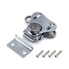 MY MIRONEY 4-Pack Silver Spring Loaded Butterfly Twist Latch and