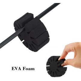 Namvo 6 Pcs Portable Round EVA Foam Arrow Protection Rack Separator Holder Outdoor Hunting Archery Protective Gear Tool Hold 12 Arrows