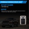 SIYOEN Overhead Console LED Dome Light & Map Lamp Assembly