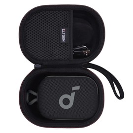 LTGEM Case Compatible with Soundcore Select 4 Go Waterproof Ultra Portable Speaker, Black