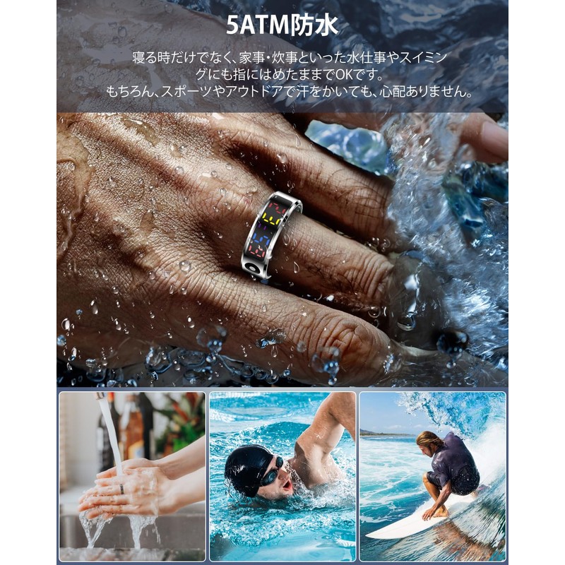 Smart Ring (2025 New) Activity Tracker, Smart Ring, Lasts Up