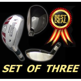 Custom-made iDrive Hybrids #4 #5 #6 REGULAR Graphite Rescue Iron Woods SET w MIDSIZE GRIPS