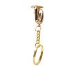 Brass Tuba Key Chain Miniature Golden Musical Instrument Key Chains