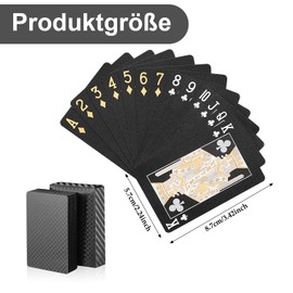 YIXINHE Poker cards, plastic, waterproof playing cards, 1 deck card deck for camping and travel.