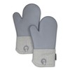 Frigidaire Layla Cotton and Silicone Oven Mitts, Heat Resistant, Anti-Slip,