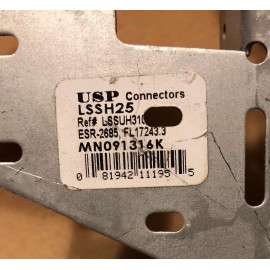 usp MiTek® 2-1/2" Steel Slope/Skew Hanger Rafter