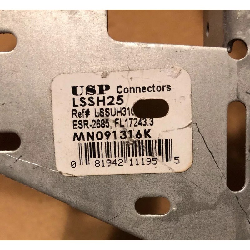 usp MiTek® 2-1/2" Steel Slope/Skew Hanger Rafter