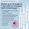 Auraglow 44% Teeth Whitening Gel Syringe Refill Pack, 44% Carbamide
