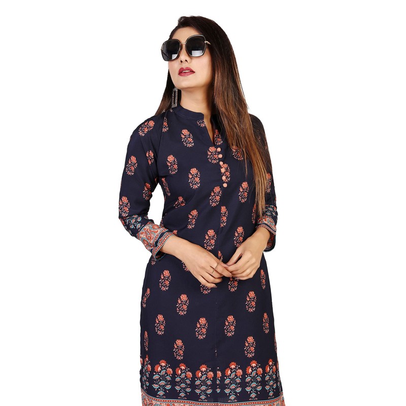 Maple Clothing Kurtis indio para mujer, túnica larga Kurta India,