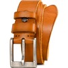 WOLFANT Handmade Full Grain Leather Casual Belts for Men,100% Italian