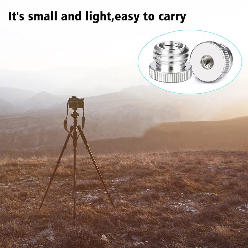 Nutmanel 1/4 to 5/8 inch, 3/8 to 5/8 inch camera