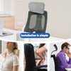 Operitacx Office Chair Headrest Attachment, Adjustable headrest for office chair,