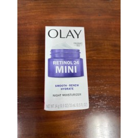 Olay Retinol 24 Mini Night Moisturizer Fragrance Free .5 oz