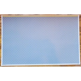 Brodnax Prints Dollhouse Wallpaper Brodnax "Napoleon" Blue Gold 1:12 Scale Miniature