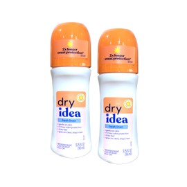 Dry Idea Deodorant 3.25 Ounce Roll On Fresh Linen Antiperspirant (96ml) (Pack of 2)