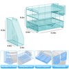 gianotter Desk Organizers and Accessories with File Holder, 4-Tier Desk