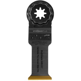 Multiblade Tin Coated Saw Blade for Starlock Plus (Wood, Metal, Copper, Aluminum, Nails, PVC, Plastic) MB237