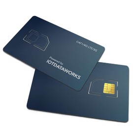 IoTDataWorks 3-in-1 Triple Cut IoT SIM Card | Flexible Data Plan Options | No Contracts Required | Designed for IoT Devices-No Voice/SMS | USA (Pack of 2)