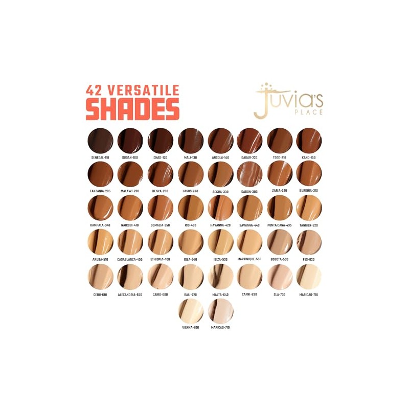Juvia Place Base Maquillaje Líquida Mate Aterciopelada Magic 620 Fes
