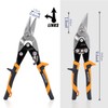 WISEPRO 10 inch / 12 inch tin snips (straight/left/right), metal