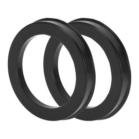 TUCKBOLD Car Wheel Hub Centric Rings Durable Wheels Center Shaft Shock Absorbing Hubrings Black 2 Pcs OD 78.1mm to ID 57.1mm Polycarbonate