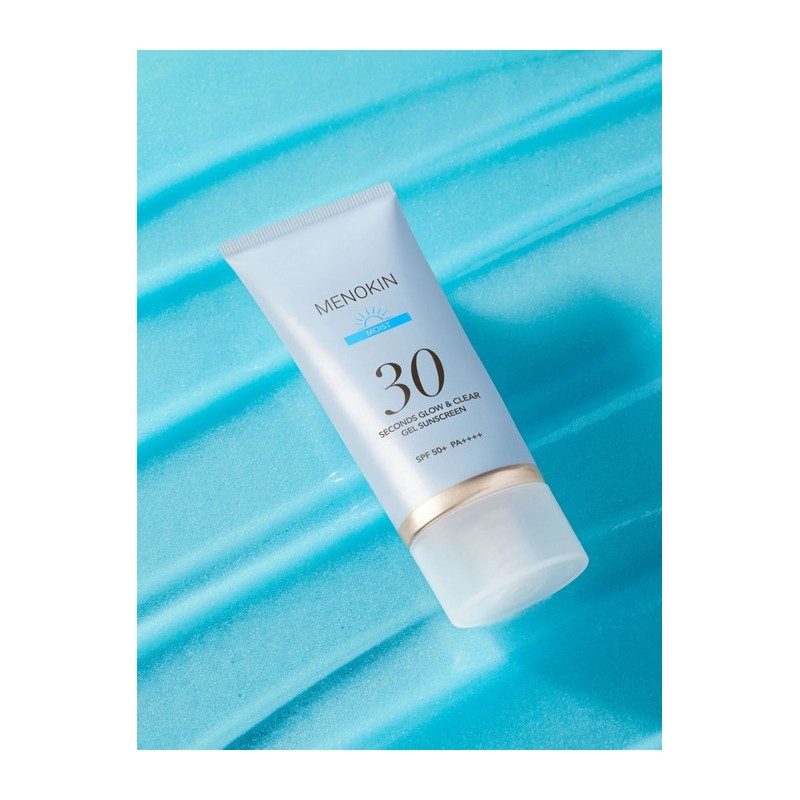 Menokin 30 Second Glow & Clear Gel Sunscreen Moist /
