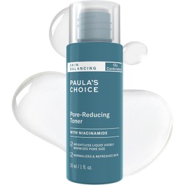 Paula's Choice SKIN BALANCING Pore-Reducing Face Toner for Combination and Oily Skin, Minimizes Large Pores, Controls Oil & Shine, Suitable for Acne-Prone Skin, Travel Size, 1 Fl Oz Bottle