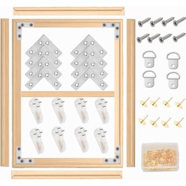 Yeeyeah 2 Pack 24"x 36"Large Canvas Stretcher Bars,Removable Canvas Frames Kit-Easy to Assemble,Wooden Frames Kit for Oil Painting,Diamond Painting,Canvas Painting and Needle Arts Supplies