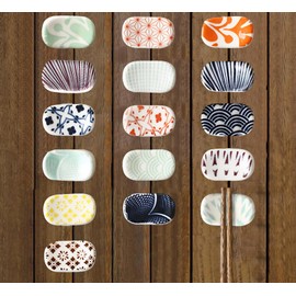 BaraRose Chopsticks Rest, Japanese Style, Chopstick Rest, Chopsticks Pillow, Soramamame Chopsticks, Chopstick Stand, Japanese Style, Japanese Pattern, Ceramic, Cutlery Rest, Spoon Rest, Stylish,