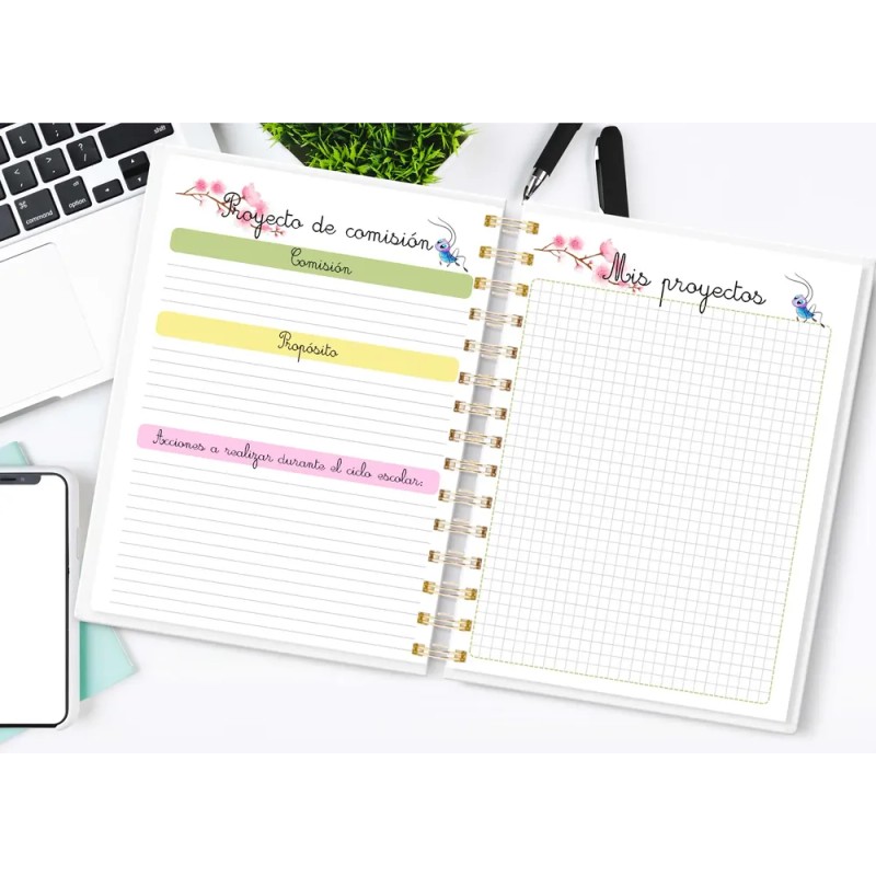 Agenda Escolar Para Maestra / Docente Mulan