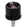 Stainless Knurled Fender Seat Bolt Screw 1/4"-20 Thread Compatible with