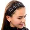 Set of 2 CHEERLEADER Stretch Headband Gift Set (White)