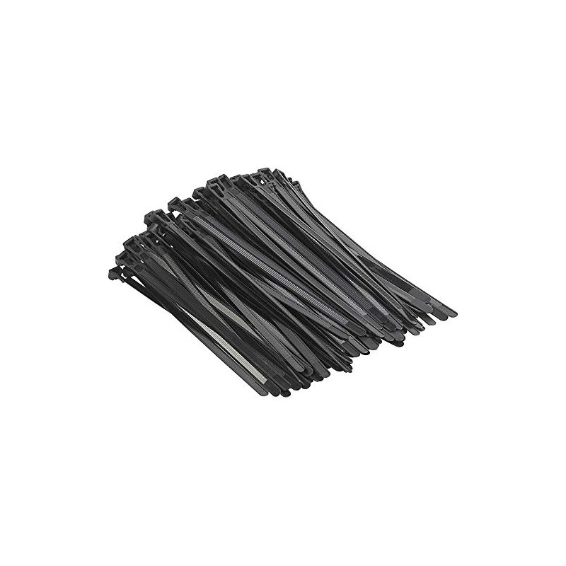 AGT Releasable Cable Ties: Set of 100 Resealable Cable Ties,