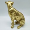 Rocking Gifts Gold Leopard Cheetah Polyresin Ornament 23cm