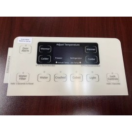 GE Refrigerator Dispenser Beige Overlay only, for WR55X20463, OEM, Brand New