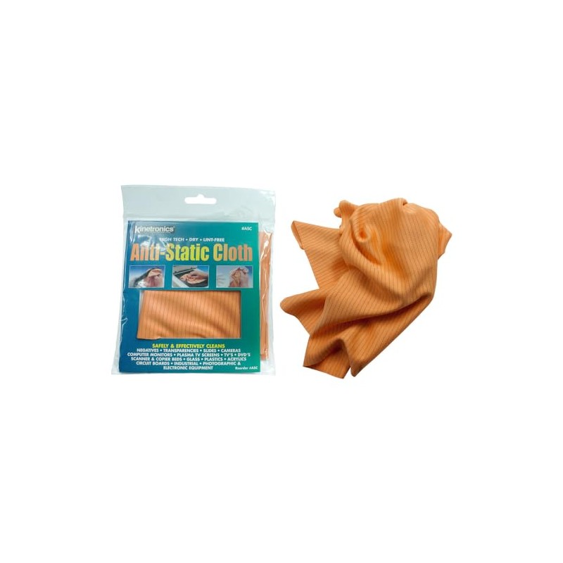Kinetronics Anti-Static Microfiber Cloth, 10x18-Inch Tiger Cloth