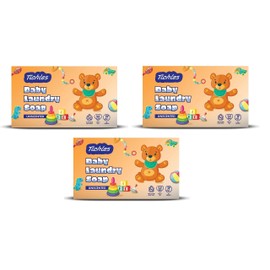 Tickles (Pack of 3) Handmade Nirol Organic Unscented Washing Soap For Baby Clothes, Diaper, Accessories Mainly for Sensitive Skin 100% Chemical Free Natural Laundry Soap For Baby (12.6 Ounce)