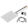 G1/2in Thread Handheld Shower Head High Pressure Square Shower Sprayer