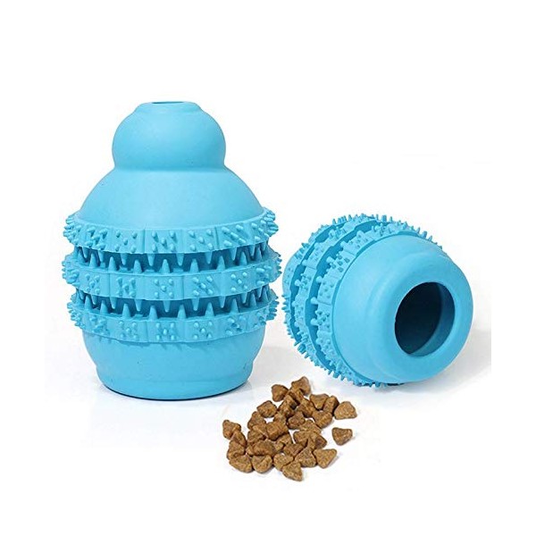 NATURE SOFT Gourd Shape Dog Chew Toy Interactive Treat Feeder