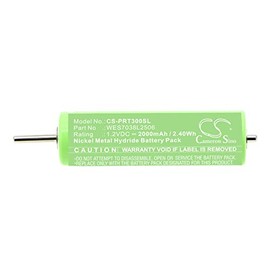 Cameron Sino New Ni-MH Battery for Panasonic ER2211, ER221E2, ER-5209, ER-CA35, ER-CA70, ER-GB60, ER-GB70, ER-GB80, ER-GB96,Compatible WERGB80L2508, WES7038L2506
