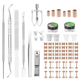 Hsthe Sea Ingrown Toenail Kit Toenail Corrector Foot Care Kit for Ingrown Toenails for Foot Care