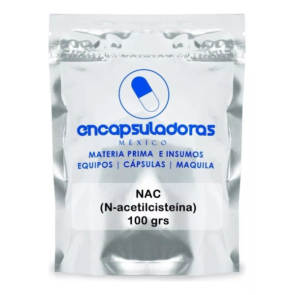 ENCAPSULADORAS MEXICO Nac N-acetilcisteina Polvo, 100 Grs Sabor Natural