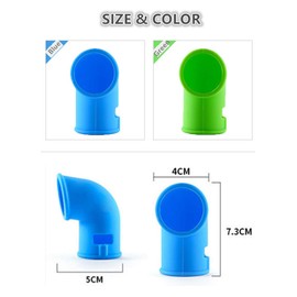 KeepingcooX Steam Diverter Pressure Release Valve Compatible with Instant Pots Duo/Ultra/Smart/Nova/Viva Models, for 5/6 Qt InstaPot | Pressure Cooker Accessories, Shoot Steam Where you want, 2 Pcs