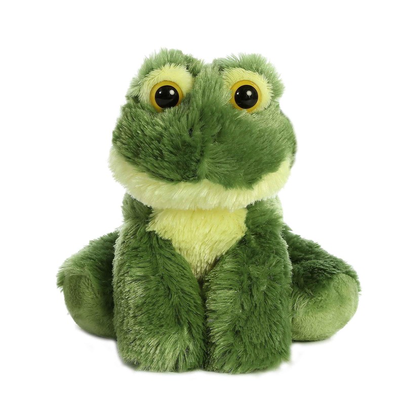 Aurora® Adorable Mini Flopsie™ Frolick Frog Stuffed Animal - Playful