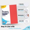 Enday Graph Paper Notebook 8.5 x 11 with Plastic Cover,