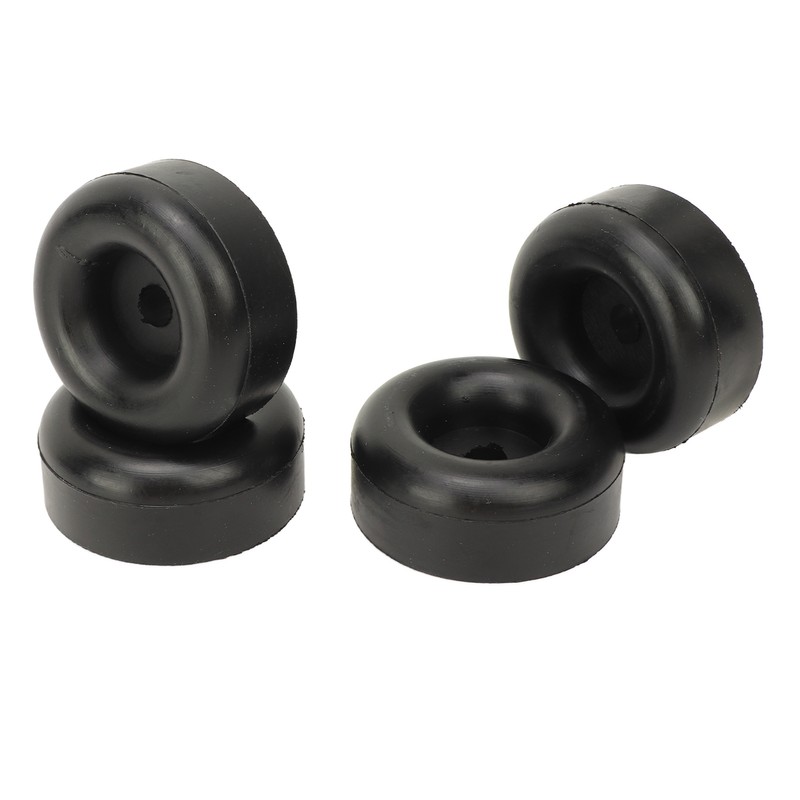 4PCS 2.5inch Trailer Ramp Door Rubber Bumper Round with Hole