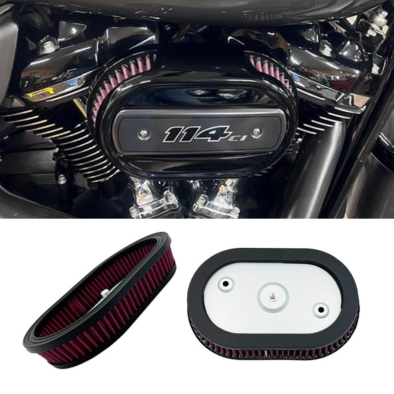 High-Flo Replacement Air Filter Element For Ventilator - Milwaukee-Eight Engine