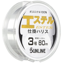 Sunline Harris Ester Work Harris Polyester Size 3 16.6 ft (60 m), Clear